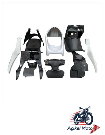 SPACY 110 KAPORTA SETİ BEYAZ BOYASIZ PARÇALAR (MARŞAÇIK GRİ) CTVR #Ç36214